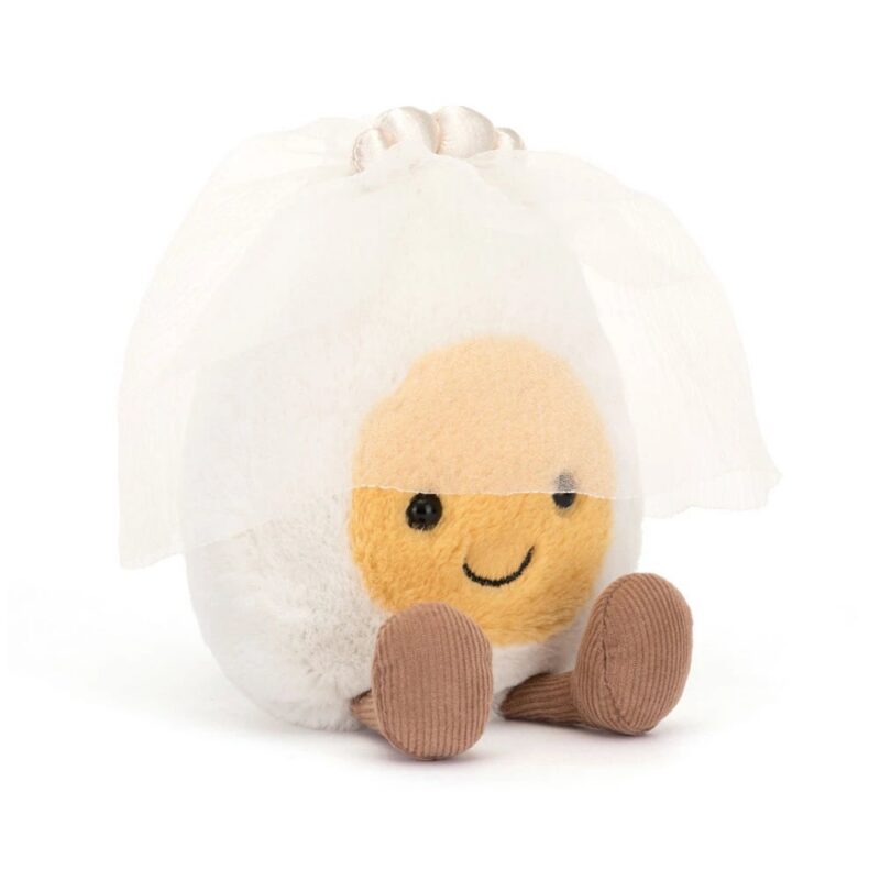 Jellycat Amuseables Boiled Egg 'Bride'