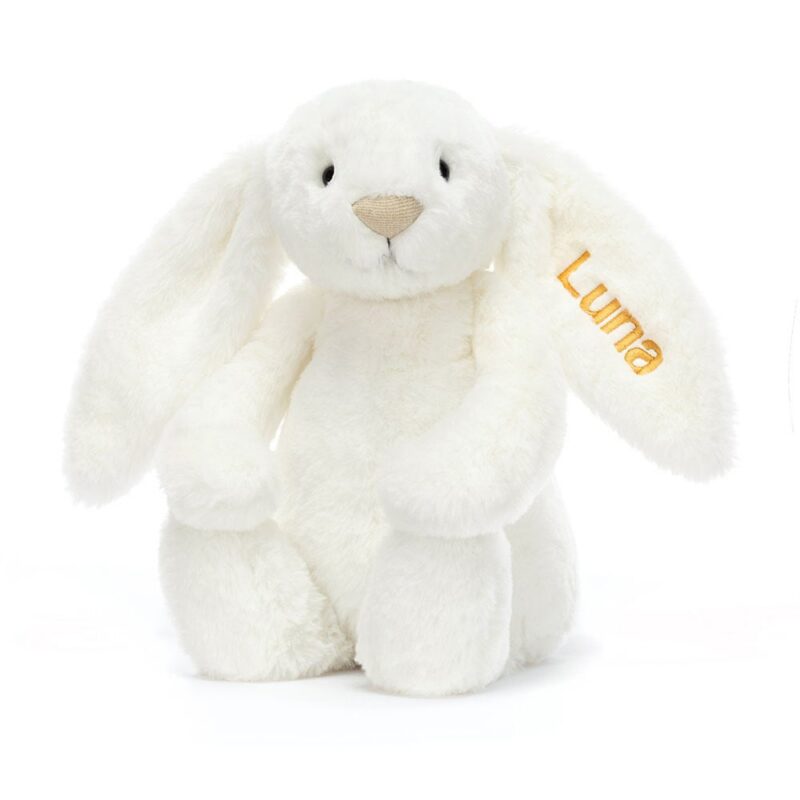 Jellycat Personalized Bashful Luxe Bunny Luna Medium