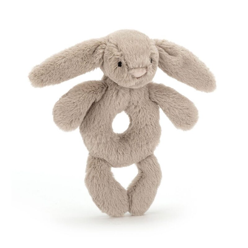 Jellycat Bashful Bunny Ring Rattle