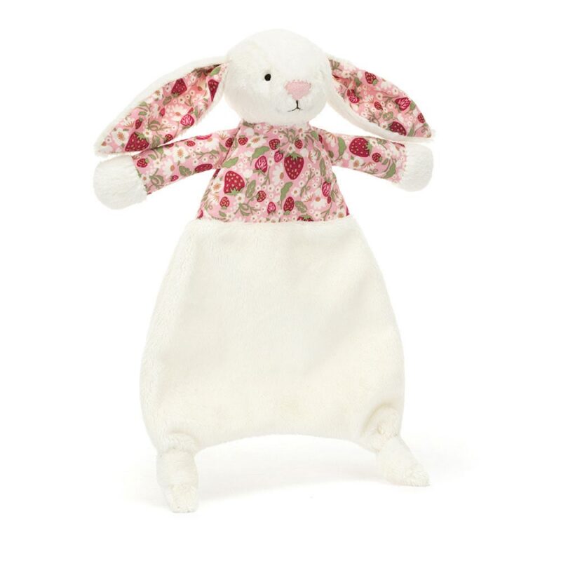 Jellycat Blossom Cream Bunny 'Berry' Comforter