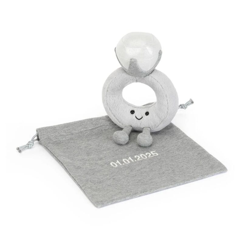 Jellycat Amuseables Diamond Ring with Personalized Bag