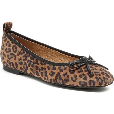 Kelsi Dagger Brooklyn Frankie Ballet Flat in Leopard at Nordstrom, Size 10