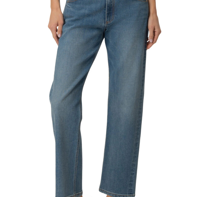 Kit High Waist Ankle Baggy Straight Leg Jeans (Women) | Nordstrom