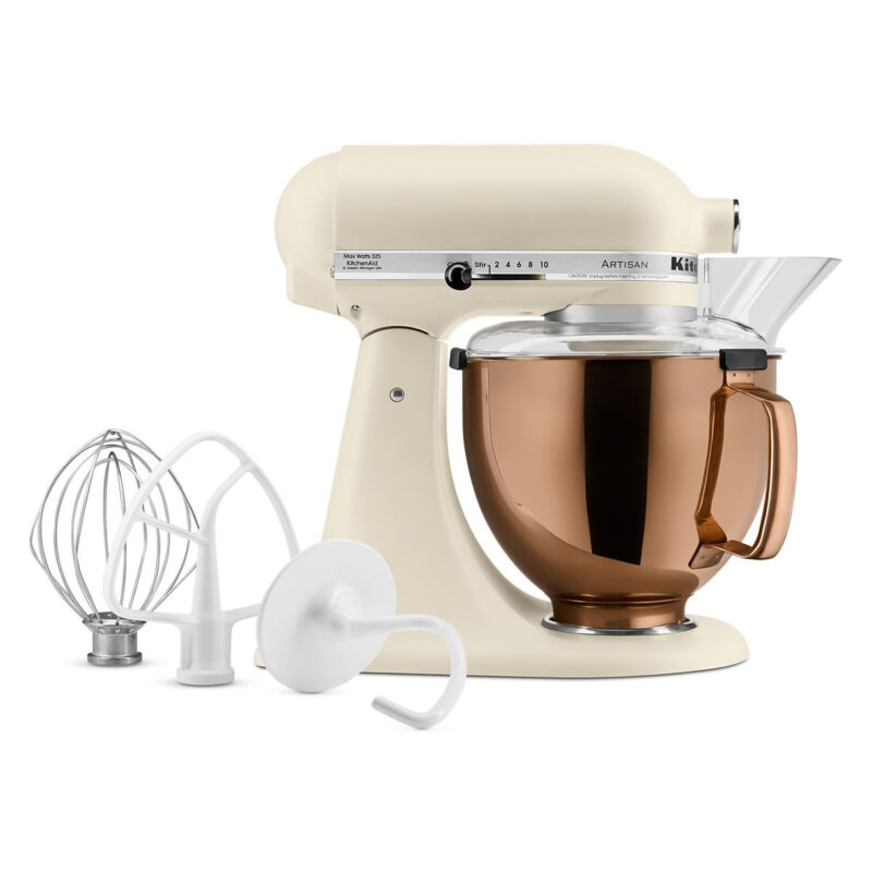 KitchenAid 5qt 10-Speed Stand Mixer with Copper Bowl Fresh Linen - Hearth & Hand™ with Magnolia...