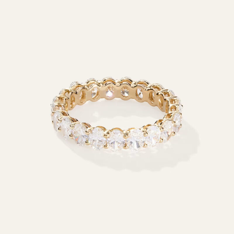 Lab Grown Diamond Oval Eternity Band Quince Lab Diamonds