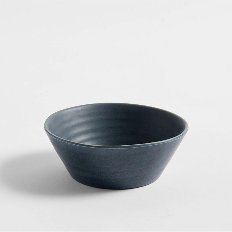 Larkin Outdoor Melamine Cereal Bowls, Set of 4 - River Blue