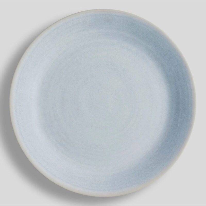 Larkin Outdoor Melamine Round Serving Platter - Chambray