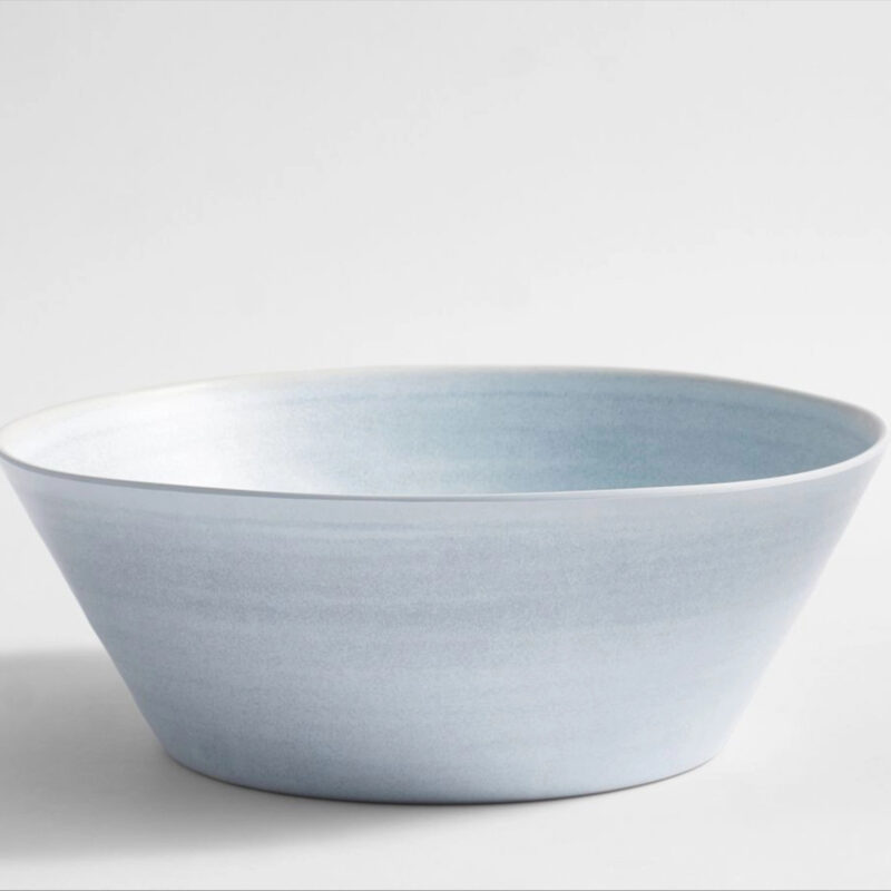 Larkin Outdoor Melamine Serving Bowl - Chambray