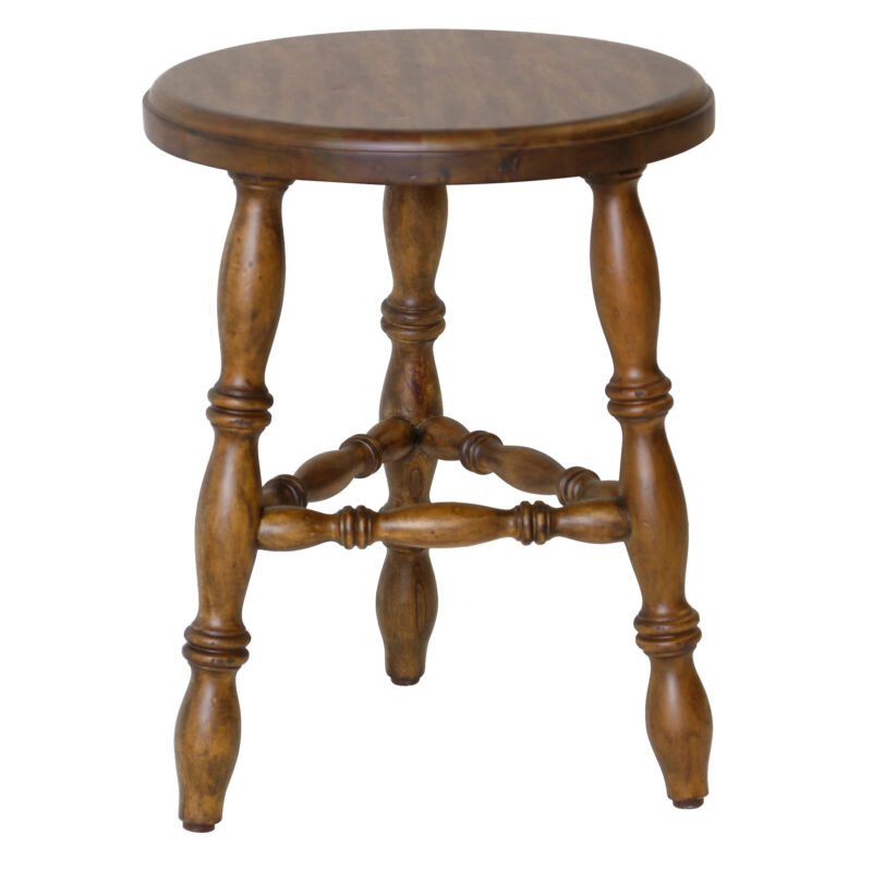 Lavinia Turned Leg Stool (short)
