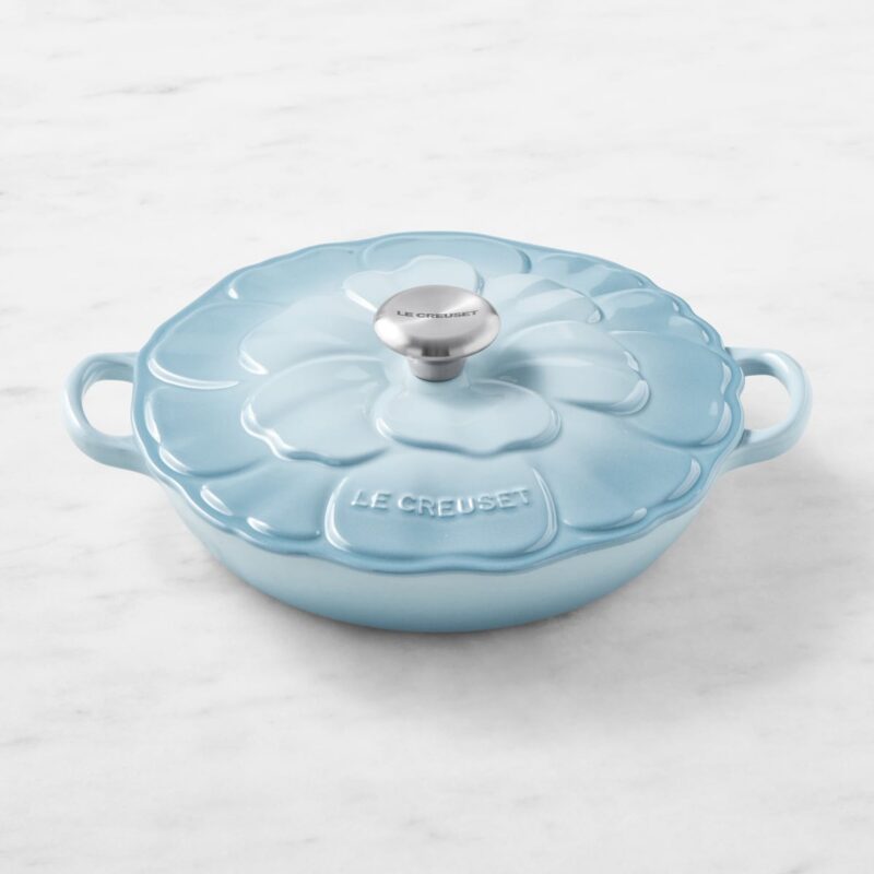 Le Creuset Enameled Cast Iron Petal Braiser, 2.25-Qt Le Creuset Petal Collection
