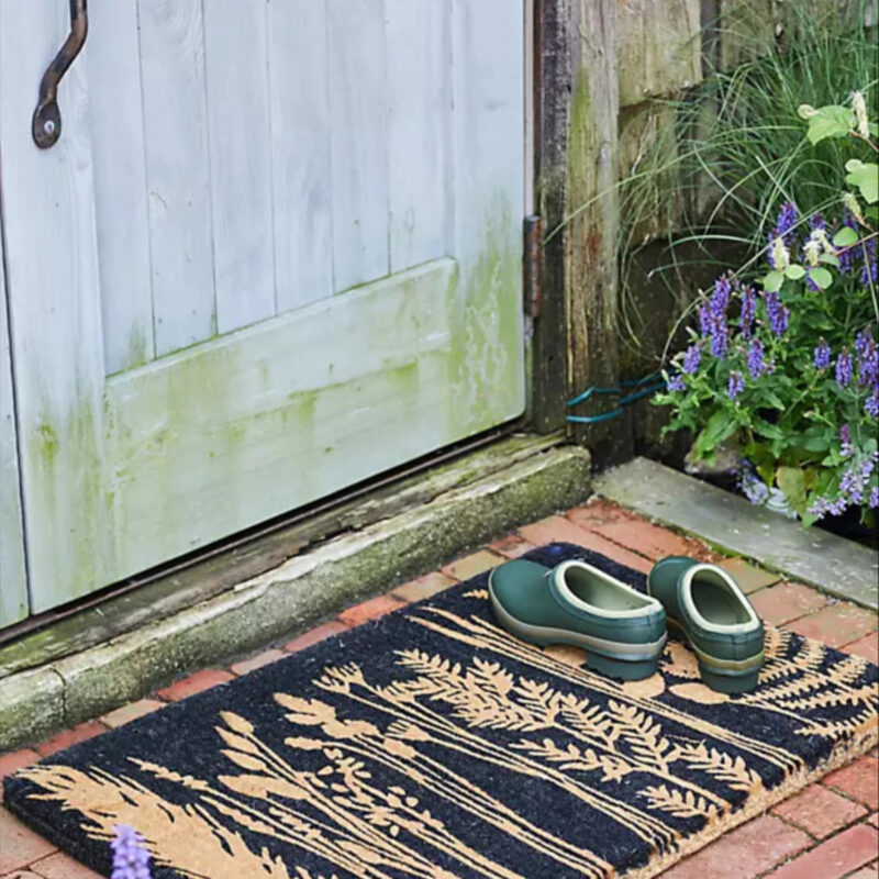 Leafy Stems Doormat at Terrain