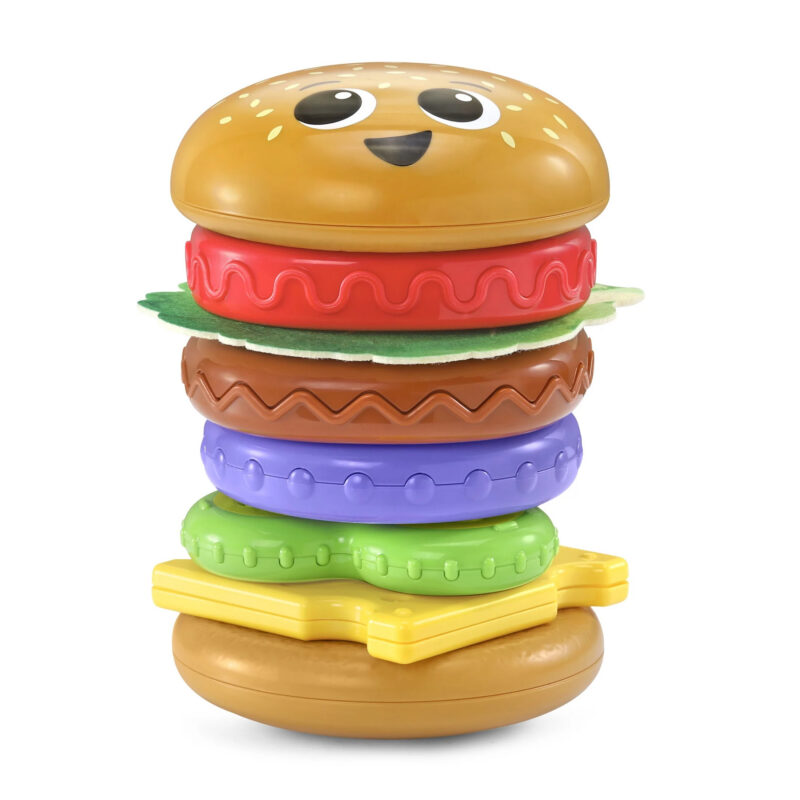 LeapFrog 4-in-1 Learning Hamburger Plastic & fabric Plastic, Fabric with Accessories, Baby and To...