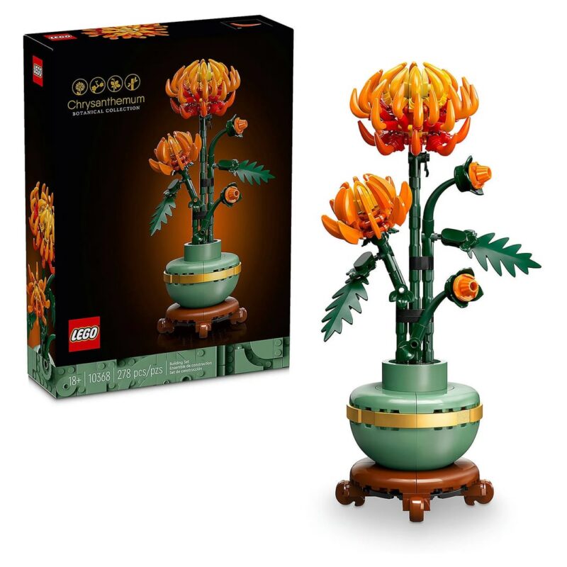 LEGO Icons Chrysanthemum Flower Decor Building Set