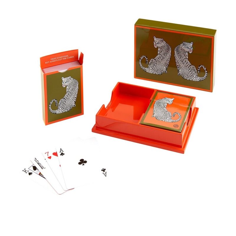 Leopard Lacquer Card Set
