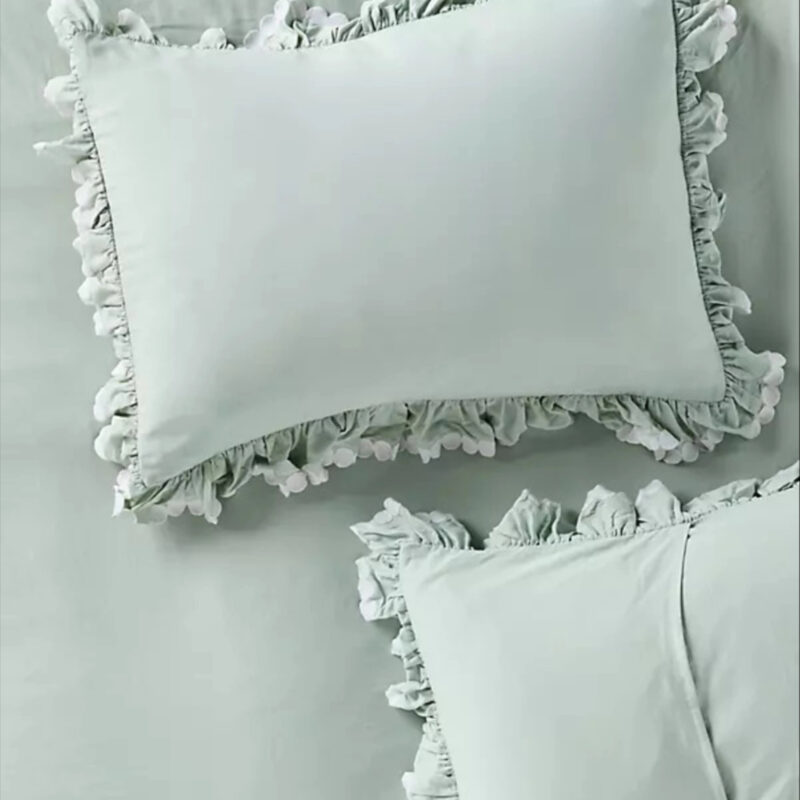 Maeve by Anthropologie Liet Cotton Sateen Embroidered Shams, Set of 2
