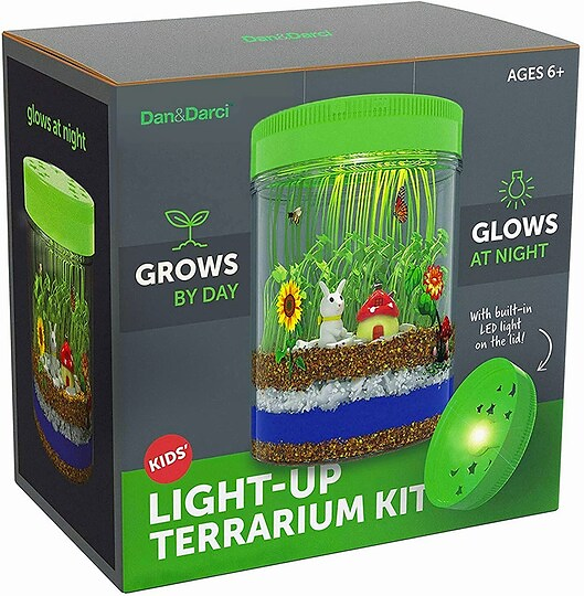 Light-Up Terrarium Kit for Kids - STEM Activities Science Kits - Gifts for Kids - Educational Kid...
