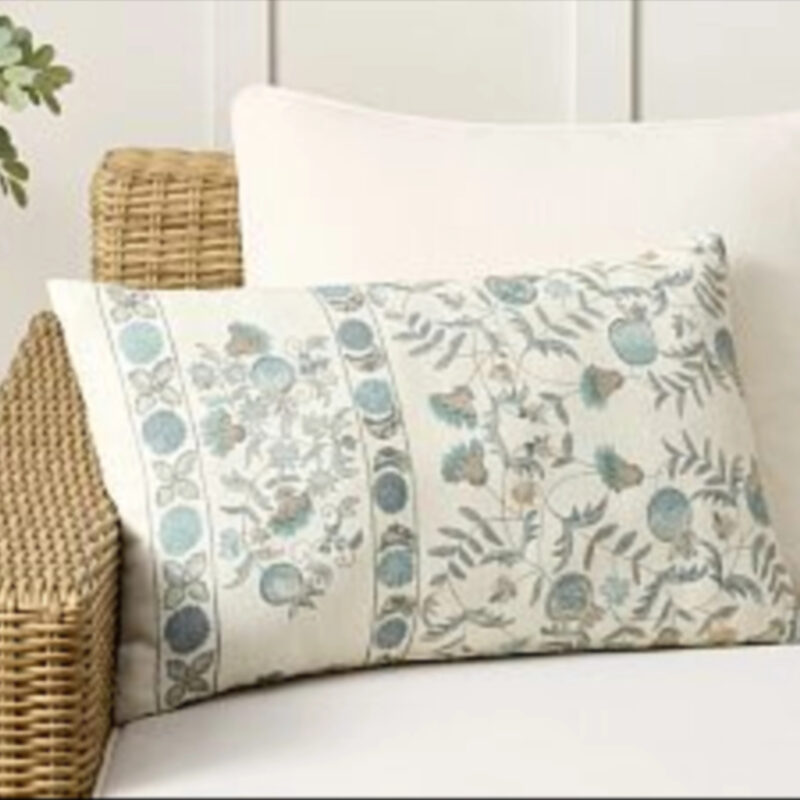 Lilah Suzani Lumbar Outdoor Pillow