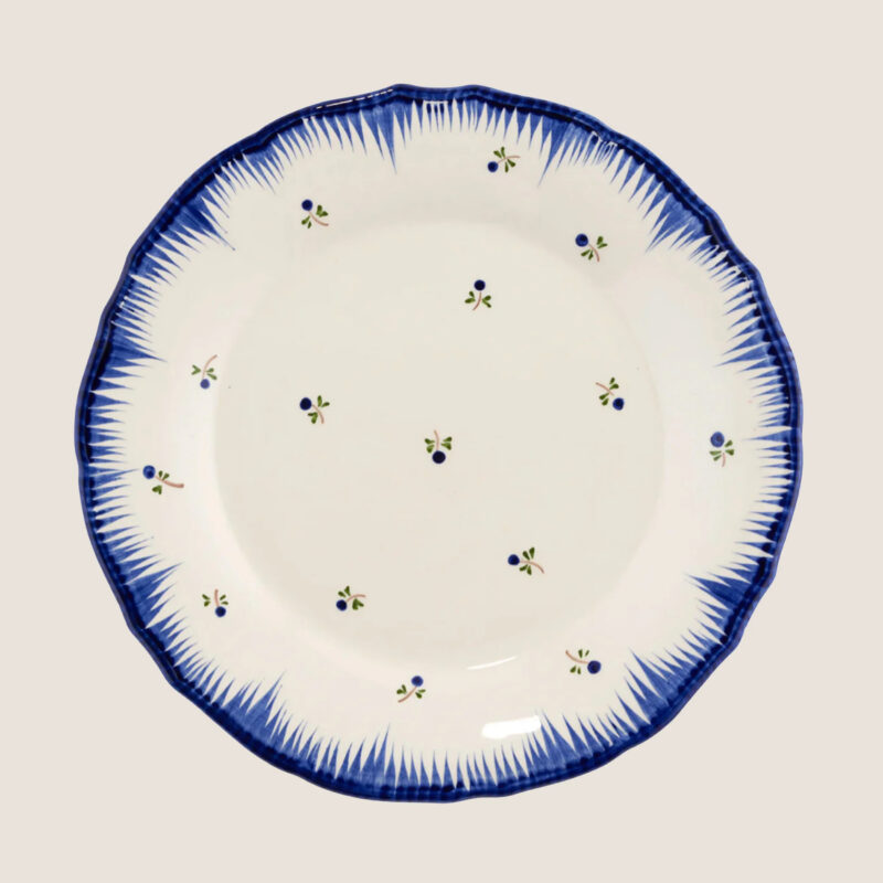 Lily Blue Dinner Plate