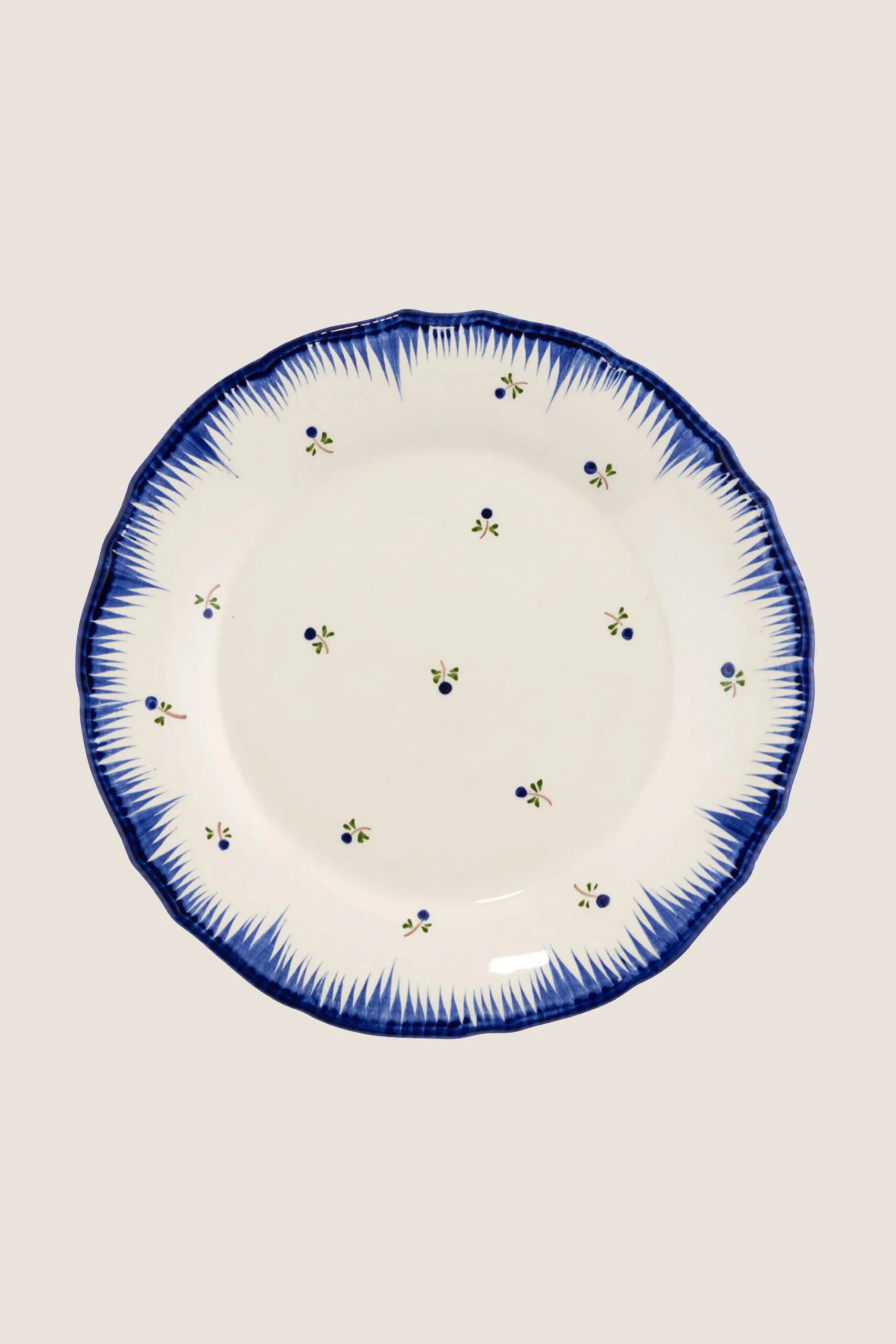Lily Blue Dinner Plate