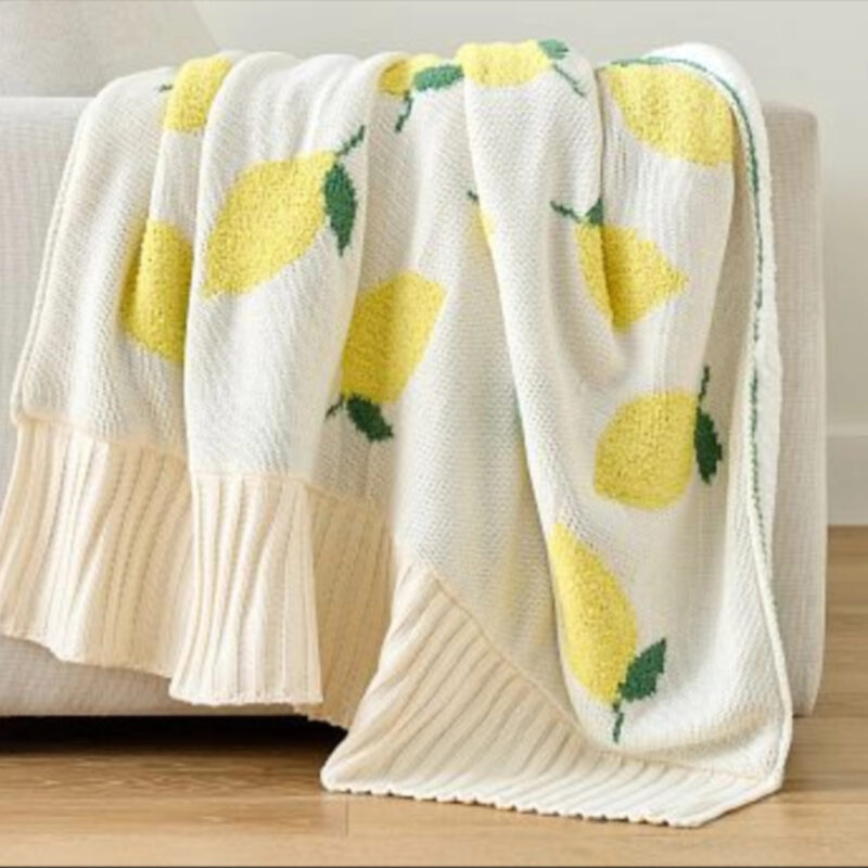 Limoncello Knit Throw