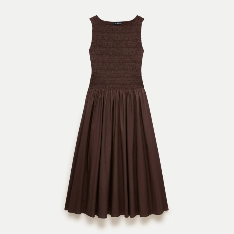 Lina smocked midi dress