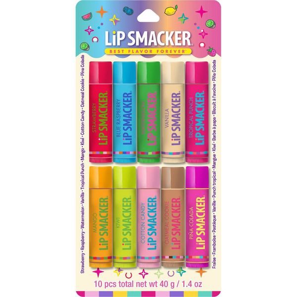 Lip Smacker Best Flavor Forever Lip Balm Party Pack (10 pc)