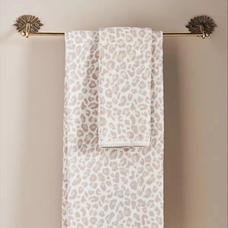 Lola Leopard Bath Towel Collection