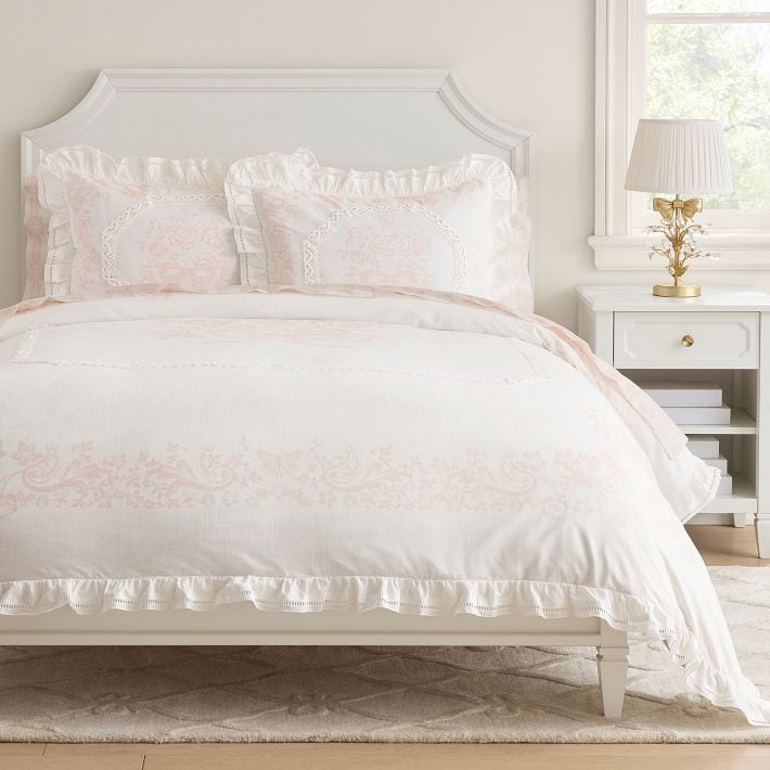LoveShackFancy Bandana Toile Duvet Cover LoveShackFancy x Pottery Barn