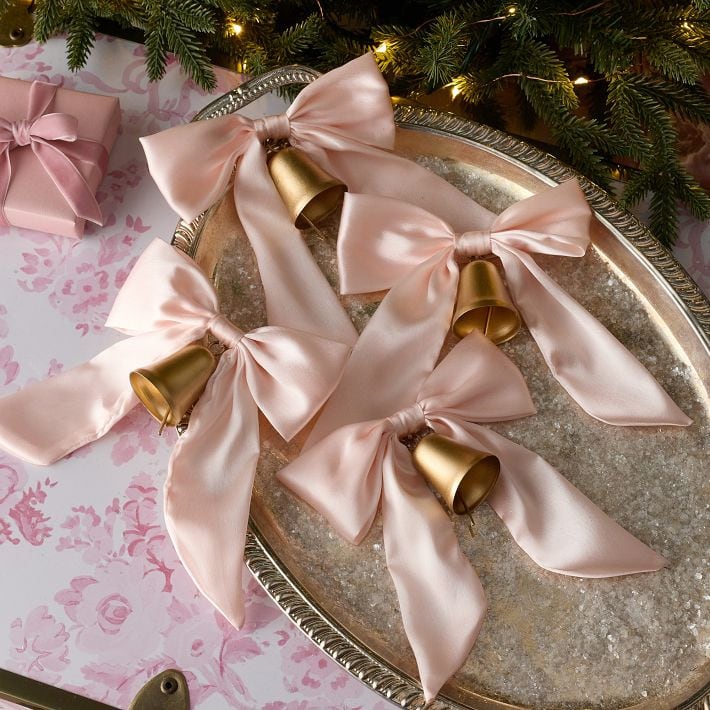 LoveShackFancy Bell Ornaments, Set of 4 LoveShackFancy x Pottery Barn