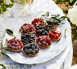 LoveShackFancy Blue Rose Melamine Serving Platter