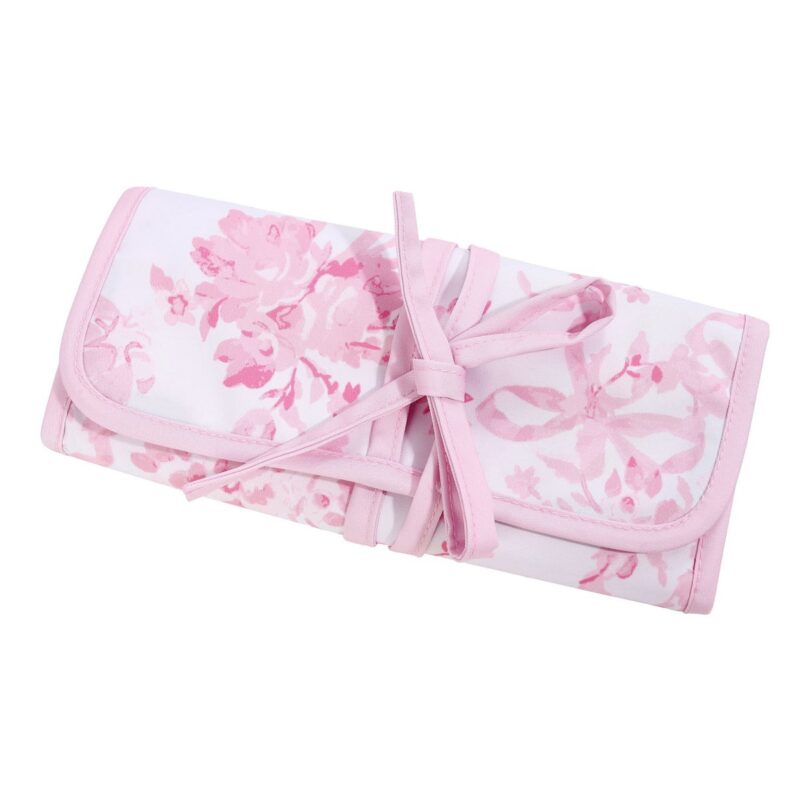 LoveShackFancy Damask Roll-Up Jewelry Organizer LoveShackFancy x Pottery Barn