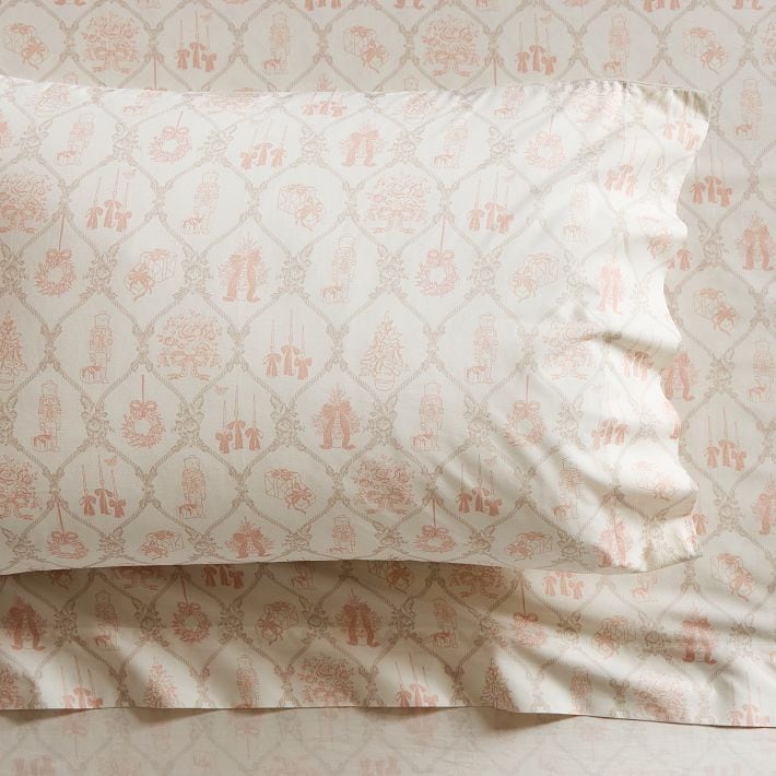 LoveShackFancy Jolly Lattice Organic Sheet Set LoveShackFancy x Pottery Barn