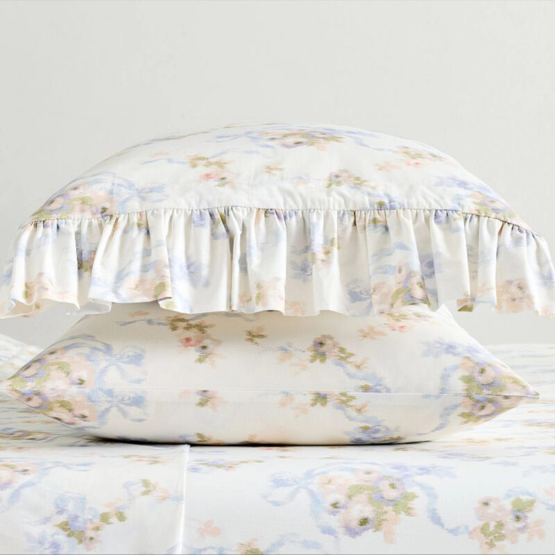 LoveShackFancy Manorbrooke Bouquet Printed Pillowcases - Set of 2