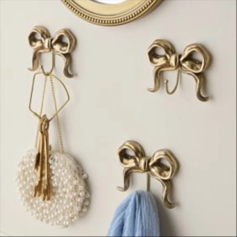 LoveShackFancy No Nails Bow Hooks - Set of 3