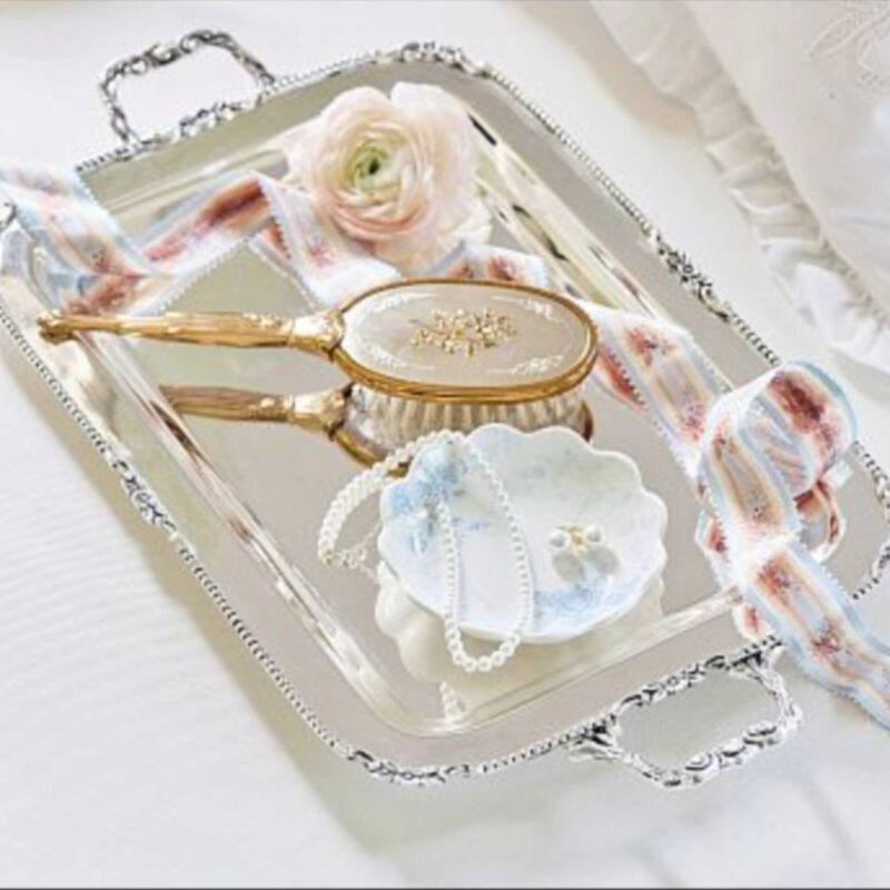 LoveShackFancy Silver Decorative Tray