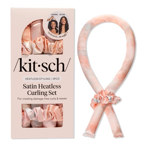 Kitsch Heatless Curling Set - Satin - Charcoal