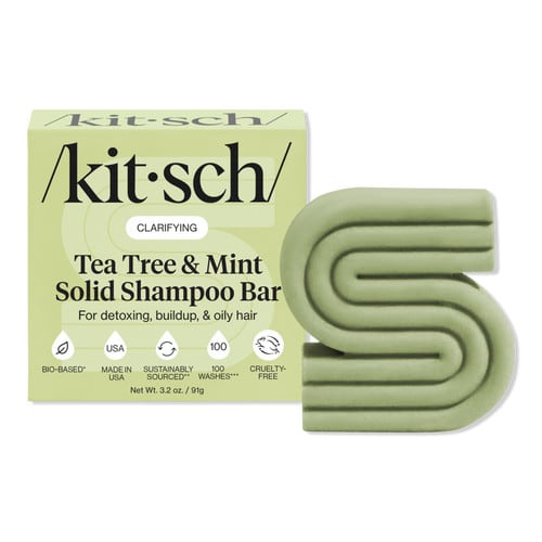 Kitsch Tea Tree & Mint Clarifying Hair Shampoo Bar
