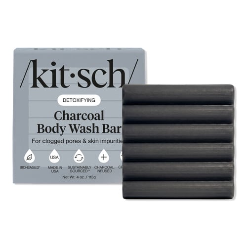 Kitsch Detoxifying Charcoal Body Wash Bar - Sage & Mint