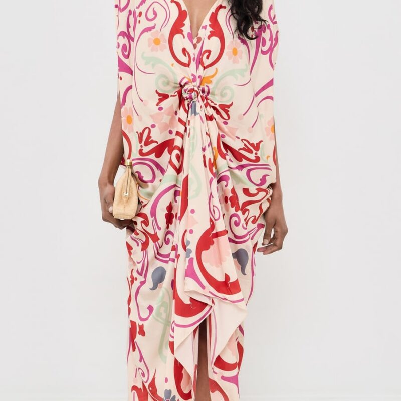 Carolina K Knot Caftan Fileteado XS/S