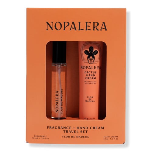 Nopalera Hand Cream + Travel Perfume Set - Flor De Madera
