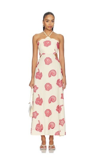 Agua Bendita Leny Alina Dress in Cream. - size M