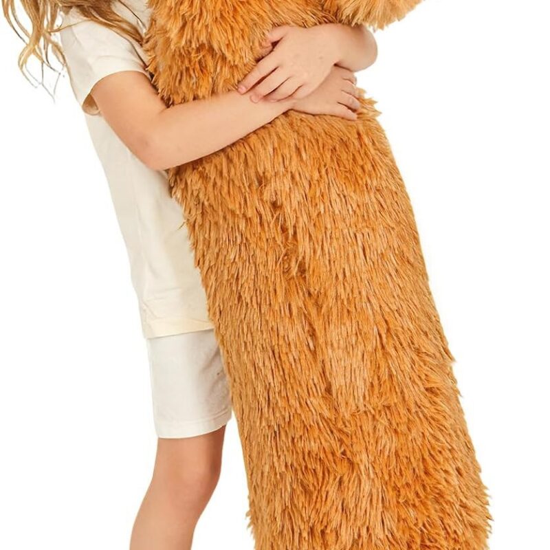 Highland Cow Stuffed Animal, Highland Cow Plush Long Body Pillow