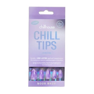 Chillhouse Chill Tips Press-On Nail Set - Design Studio - Moon Wash - 24ct