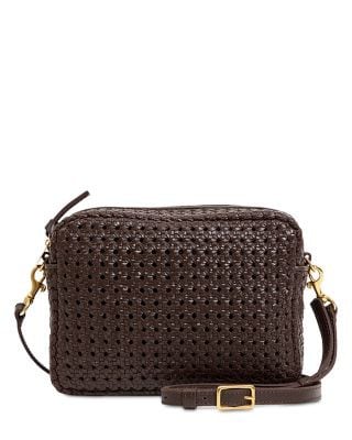 Clare V. Small Woven Leather Crossbody