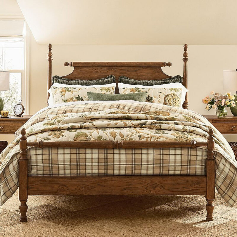 Lydia Palampore Embroidered Quilt