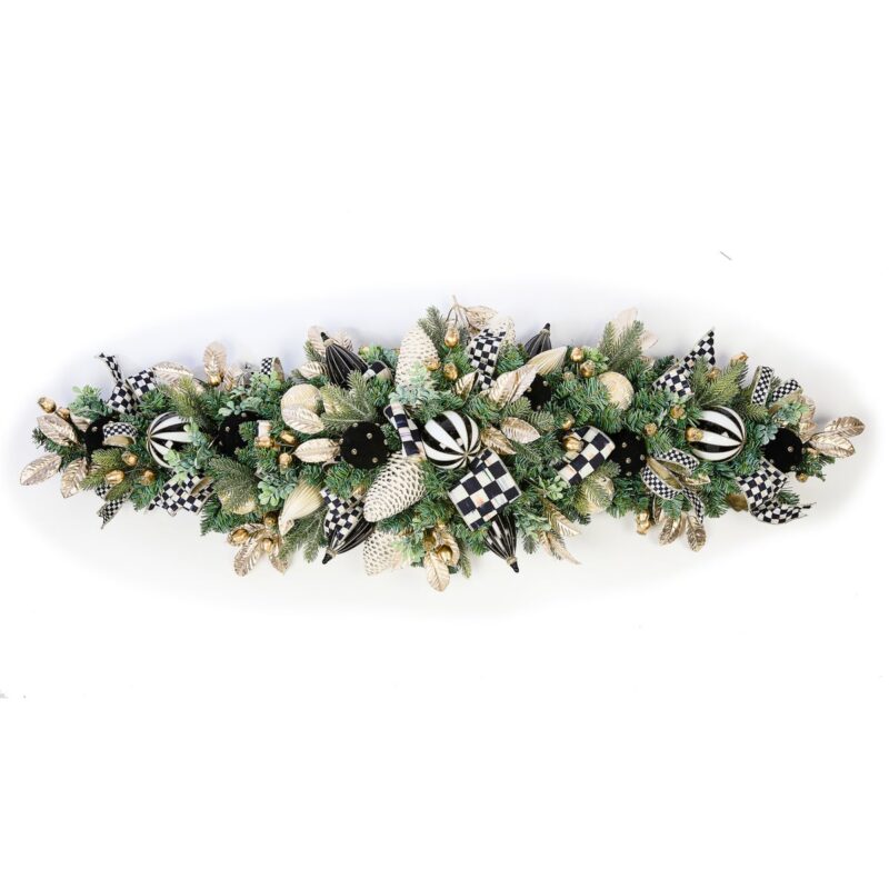 MacKenzie-Childs Courtly Noel Illuminated Mantel Arrangement
