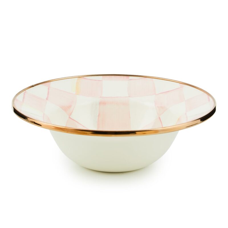 MacKenzie-Childs Rosy Check Breakfast Bowl
