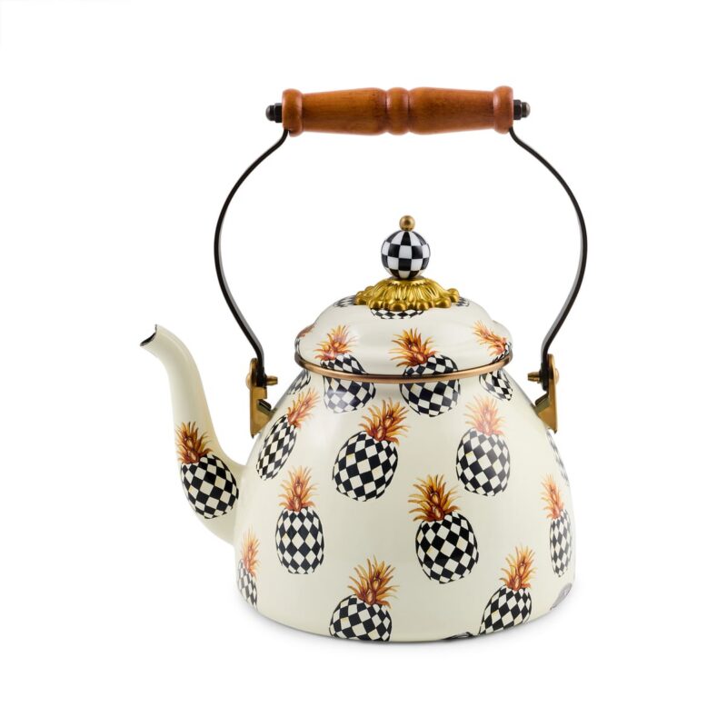 MacKenzie-Childs Williams Sonoma Pineapple 2 Quart Tea Kettle