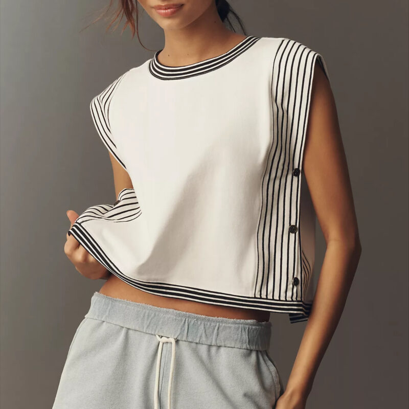 Maeve Boatslip Muscle Tee