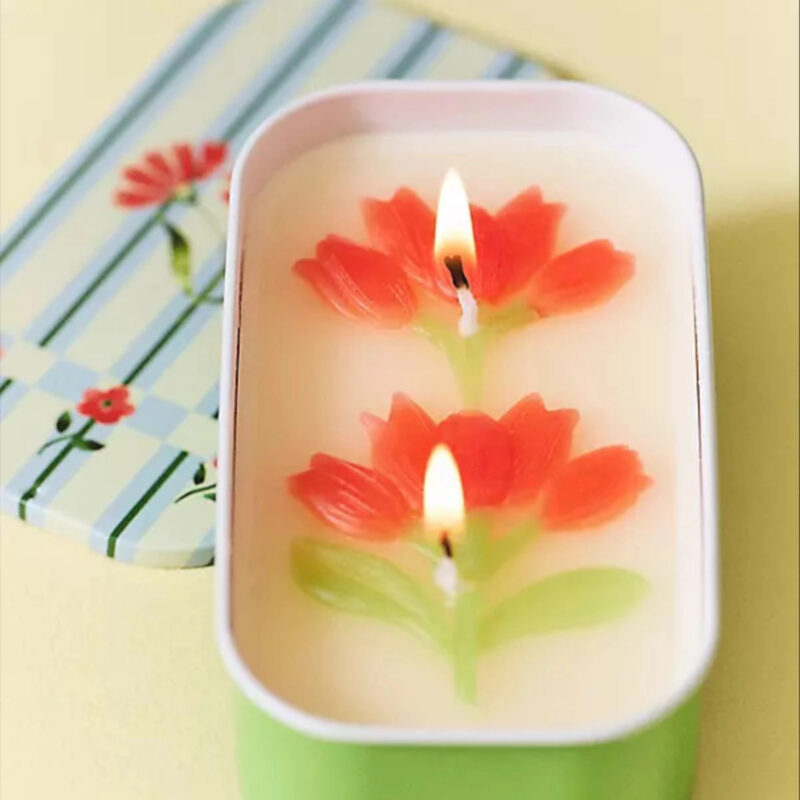 Maeve Floral Wildflower Bouquet Tinned Candle